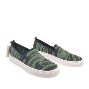 Sanctuary Dreamer Sneakers Womens 10 Green Army Fatigue Camo 90s Y2K Slip On New